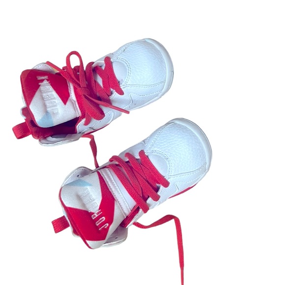 NIKE Air Jordan 7 Retro Topaz Mist Kids Sneakers 8 - Picture 6 of 8